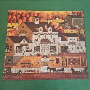 MB CHARLES WYSOCKI 1000 Pc. Olde Country Shoppe - COMPLETE